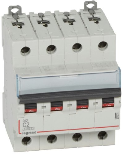 Выключатель автоматический Legrand DX3-E 6000 4п 2А C 10кА картинка